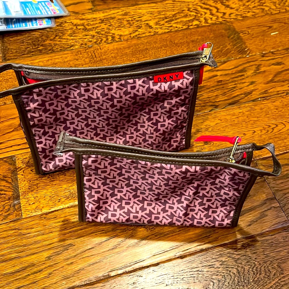 DKNY Make up bags SET OF TWO